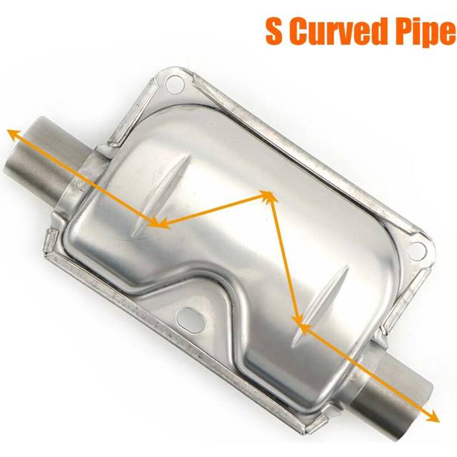 24mm Muffler Silencer Straight through S Curved Air Diesel Parking Heater