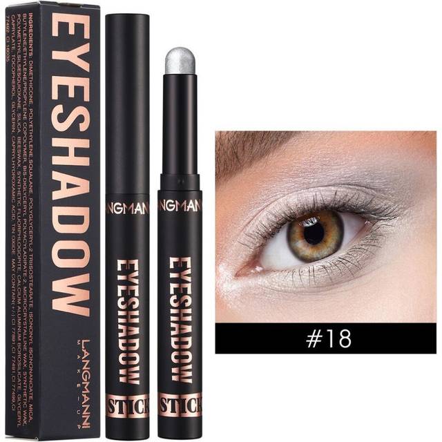 (18#) Eye Shadow Stick Waterproof Eyeshadow Stick Long Lasting Shimmer Glitter Eyeshadow Crayon Pigmentation Makeup Eyeshadow Pencil