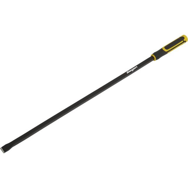 Siegen S01191 Pry Bar 900mm Straight Heavy-Duty with Hammer Cap