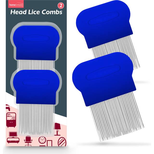 2 Metal Head Lice Comb Fine Tooth | Pet Dog Cat Flea Hair Kids