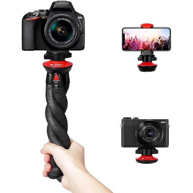 Camera Tripod, Fotopro Flexible Tripod for iPhone Bendable Mini Handheld Camera Tripod Stand Travel Tripod for Camera Vlogging Video