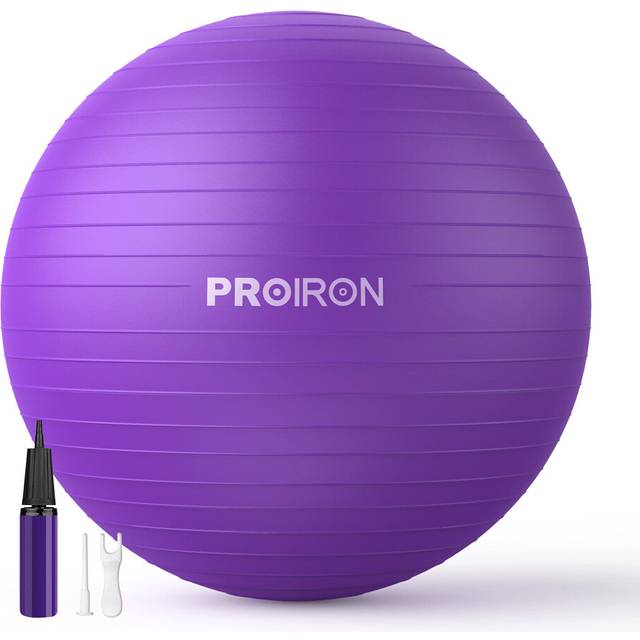 Extra Thick Exercise Ball 55cm 65cm 75cm, Anti-Burst Gym Ball, Swiss Ball with Pump for Yoga, Pilates, Fitness