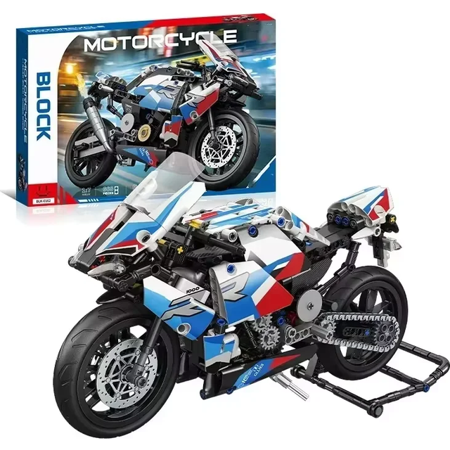 Assembly Expert Puzzle Simulation Motorcycle Building Block Model Motorcycle Building Block