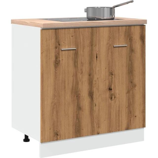 vidaXL Sink Bottom Cabinet Storage Kitchen Cabinet Artisan Oak Engineered Wood