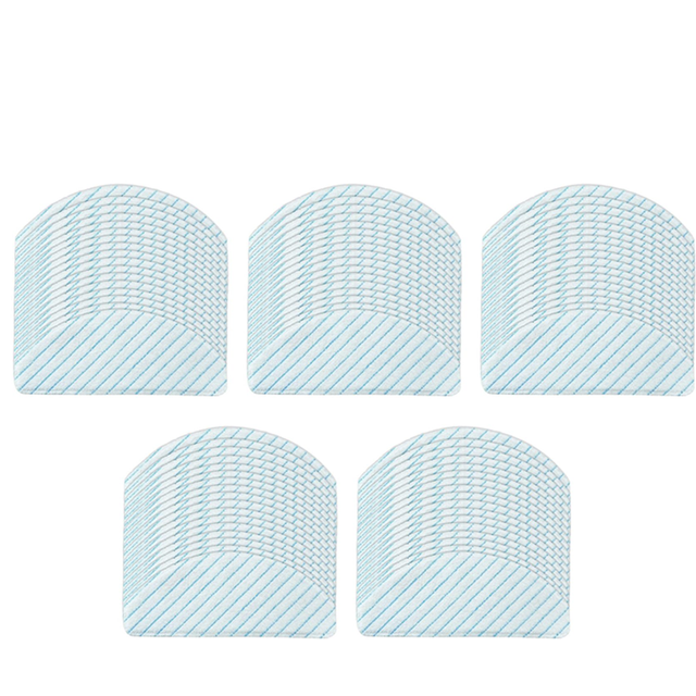 250pcs Disposable Wipes with Strong Cloth for Deebot OZMO T8 T8 Max T9 Power/Max Vacuum Cleaner Parts