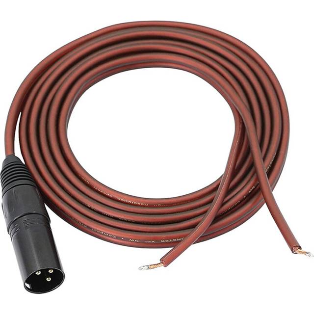 XLR Speaker Wire, Gold Plated XLR 3 Pin Male Connector Cable