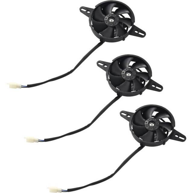 3X Water Cooler New Electric Radiator Cooling Fan for Chinese Atv Go Kart Motorcycle