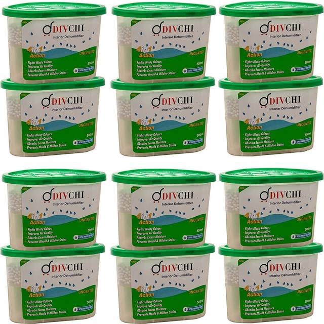12 x Interior Dehumidifiers for stop Damp,Mildew,Mould Condensation