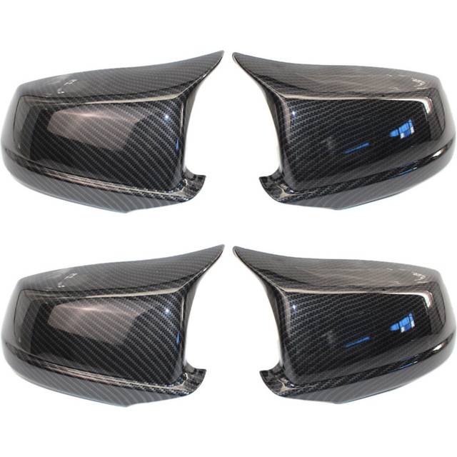 2X Carbon Fiber Mirror Covers Fit for 5 Series F10/F11/F18 Pre- 11-13 Mirror Caps Replacement Side Mirror