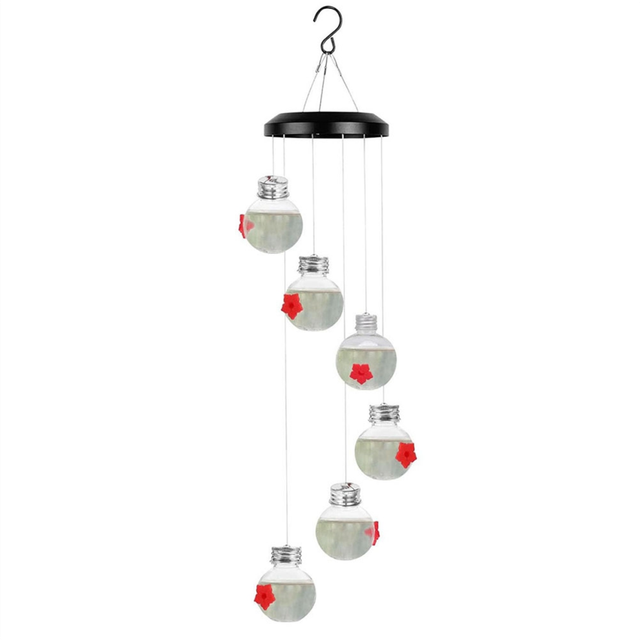 Bird Feeders, Wind Chimes Outdoors Hanging Ant and Bee Proof Feeders for A
