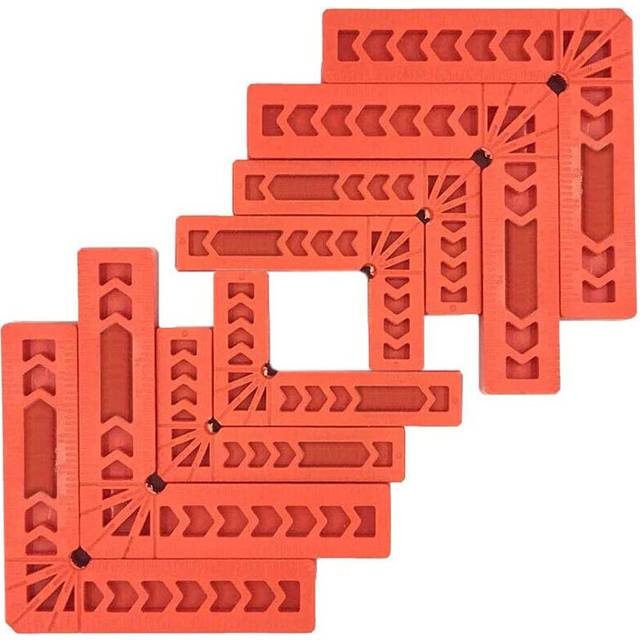 8Pcs Positioning Squares For Woodworking, 90 Degree Corner Clamping