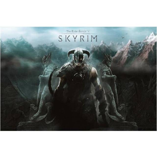 Poster Import  Skyrim Gaming Poster Video Game Poster Print, 24 x 36