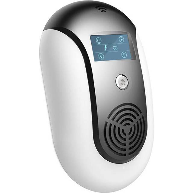 (Black, EU Plug) Electronic Ultrasonic Pests Repeller Control Bug Mosquito Mouse Cockroach Killer Reject