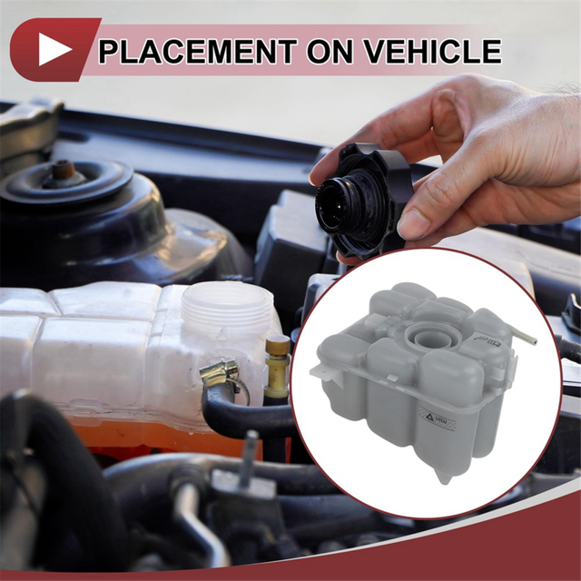 Engine Coolant Expansion Tank Auxiliary Water Bottle 7P0121407B 7P0121407 for