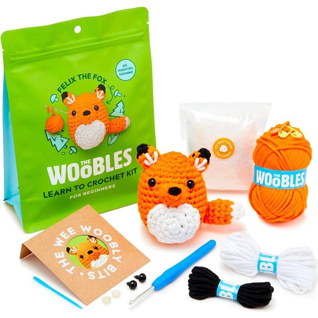 (foxes) Crochet Kit For Beginners Diy Crochet Stuffed Animal Kit Beginner Crochet Kit