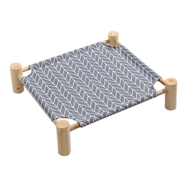 Cat and Dog Hammock Bed Wooden Elevated Cooling B