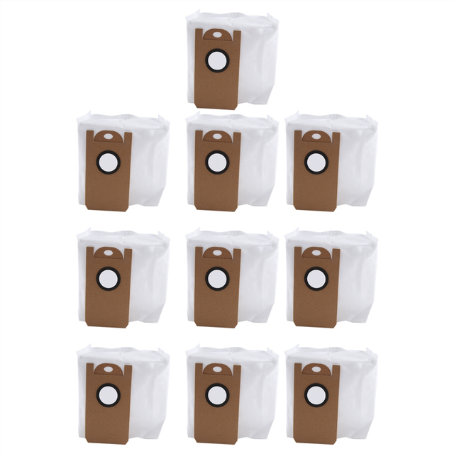 10 Pcs Replacement Dust Bags Collection Trash Bag Accessories for S9 Robot Vacuum Cleaner Parts