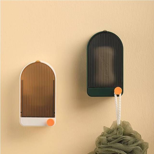 Soap Dish Holder 2-Pack Soap Dish for Shower Wall-mounted soap dish