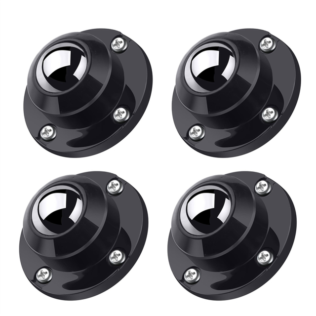 Self Adhesive Caster Wheels for Furniture, Low Profile Swivel Wheels