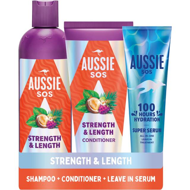 Strength And Length Shampoo And Conditioner Set, Hydrates And Strengthens Long, Weak Hair, Nourishes Fragile Hair To Help Prevent Split Ends And