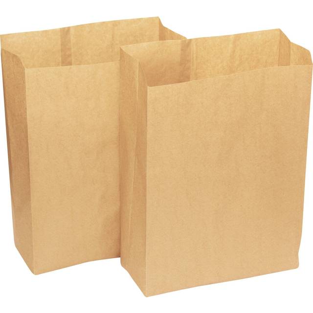 50 x Alina 25L Compostable Paper Pedal Bin Bag/Food Box Liner/Biodegradable Brown 25 Litre Paper Sack (50 bags)