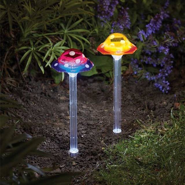 Smart Garden Funky Fungus Stake Light Assorted In Multi