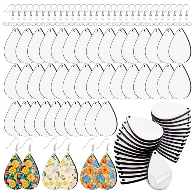 CNNOTEPAD 180 Pcs Sublimation Earring Blanks