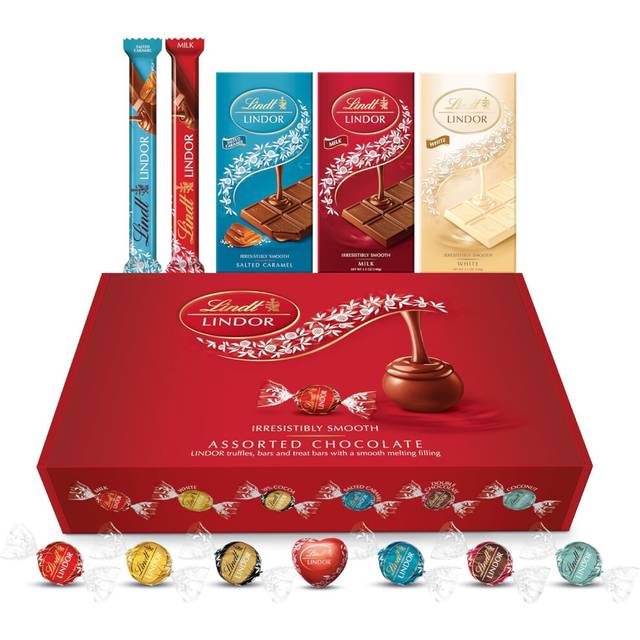 Lindt Lindor Official Chocolate Gift Hamper Box - 926g (42-piece Set) - Chocolate Truffles - Chocolates Bars and Tablets - Assorted Flavours