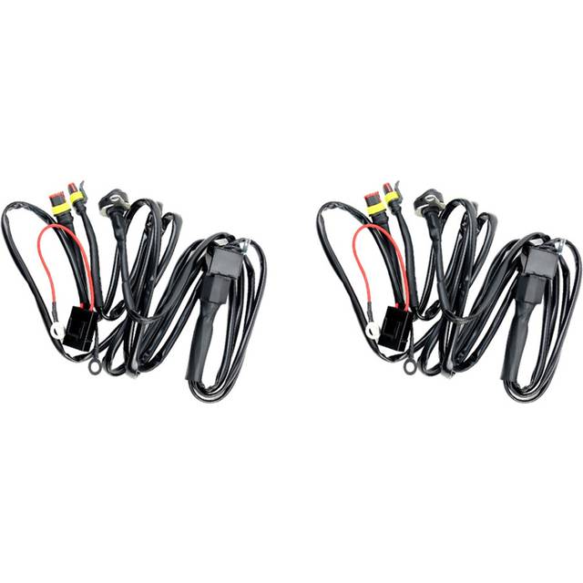 2X Motorcycles LED Fog Light Wiring Harness Wire for R1200GS /ADV F800GS