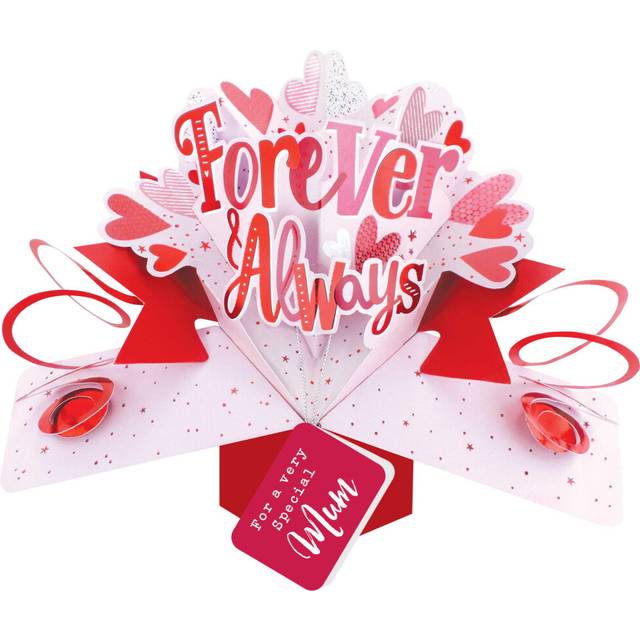 Forever & Always Special Mum Pop Up Card Valentine's, Birthday, Any Occasion
