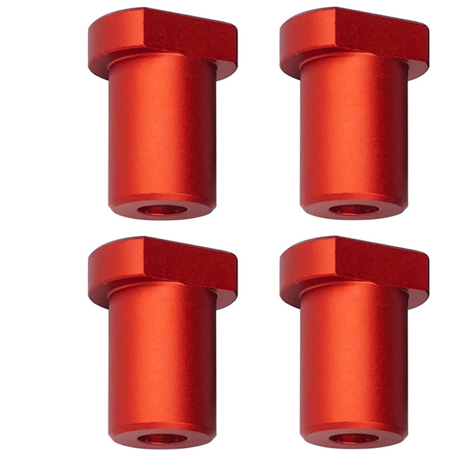 4Pc Woodworking Bench Dog,Aluminum Alloy Workbench Peg T-Track Planing Stop Positioning Planing Plug for Dog Hole (19mm)