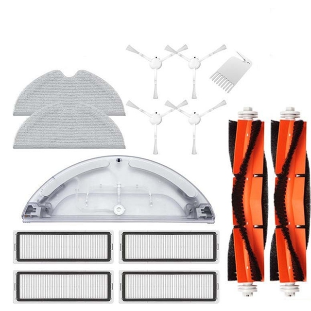 Main Side Brush Water Tank Mop Cloth HEPA Filter