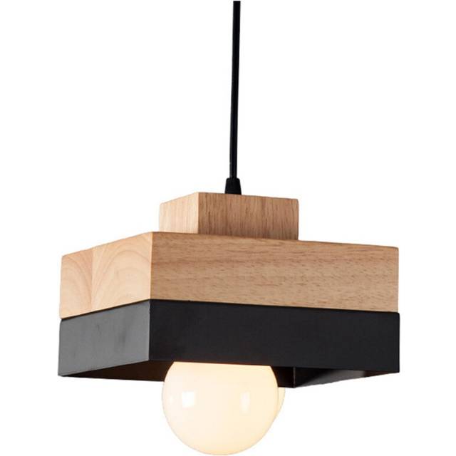 Modern Wooden Pendant Ceiling Light Nordic Suspension Fixture-2