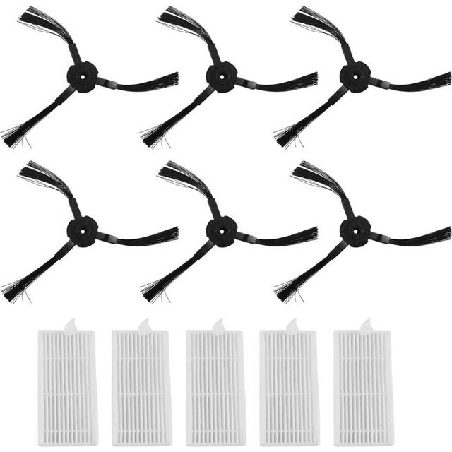 6X Side Brush +5X Filter for Lidl 3000 A1 Robotic Vacuum Cleaner Accessories Vacuum Cleaner Replacement