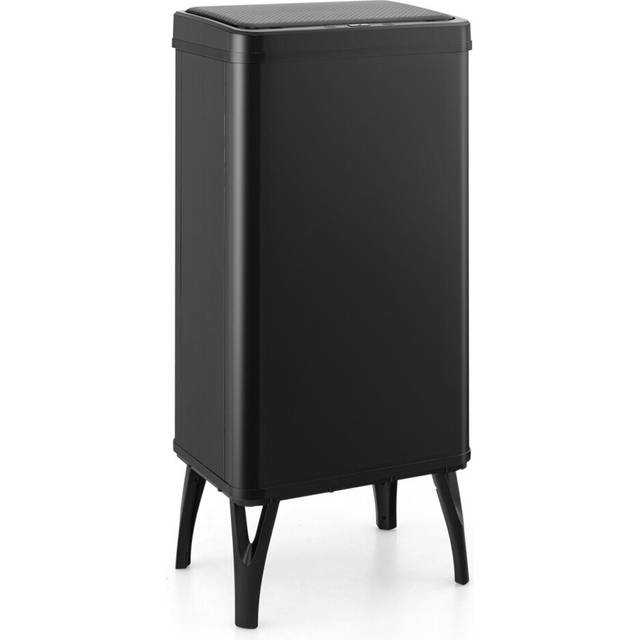 50L Stainless Steel Trash Can Automatic Motion Sensor Garbage Bin