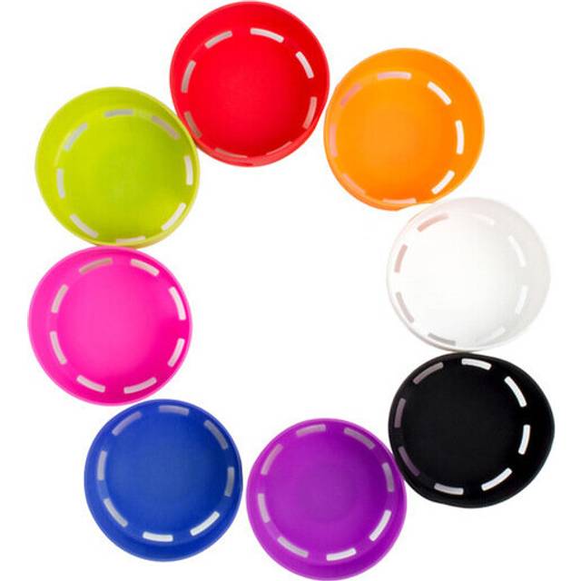 (Purple) Soft Silicone Gel Speaker Protective Case Dustproof Anti Drop Protector Cover For Echo Dot 2nd