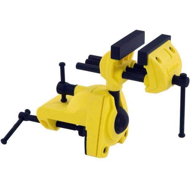 Stanley 1-83-069 MaxSteel Multi Angle Hobby Vice  YellowBlack