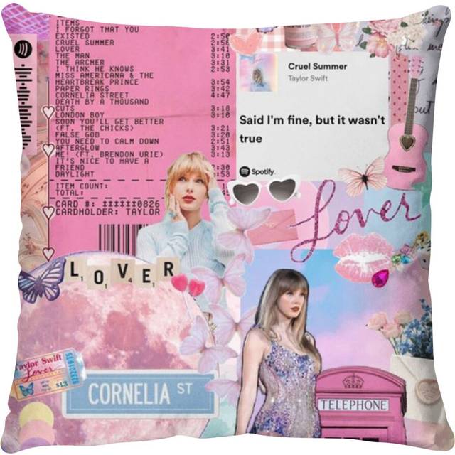 (14) Taylor Swift Pillow Star Sofa Decorative Cushion Cover