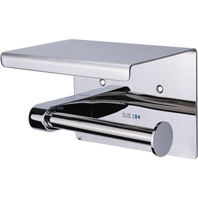 137x100x100mm 304 Stainless Steel Paper Holder Wall Mounted Toilet Paper Roll Shelf