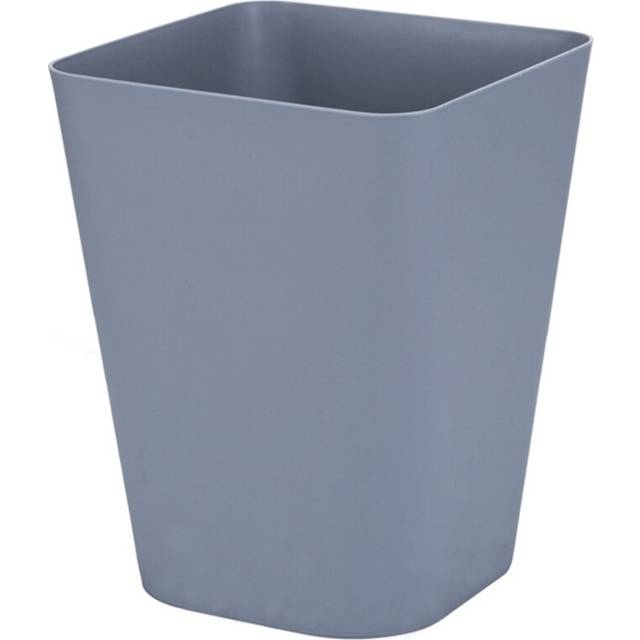 Household Large Trash Can Paper Basket Gray