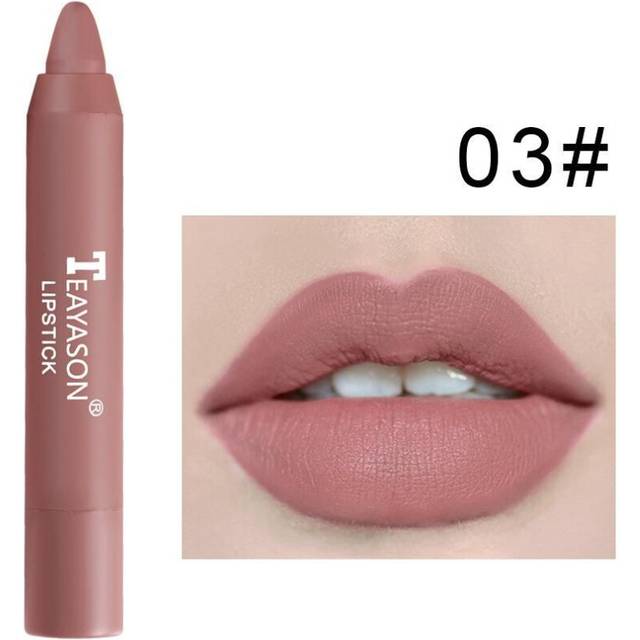 (03) TEAYASON Mist-Surface Matte Lipstick Color Moisturizing Lipcosty Lip Color Lip Glaze Rotation Red Pen Red Pen