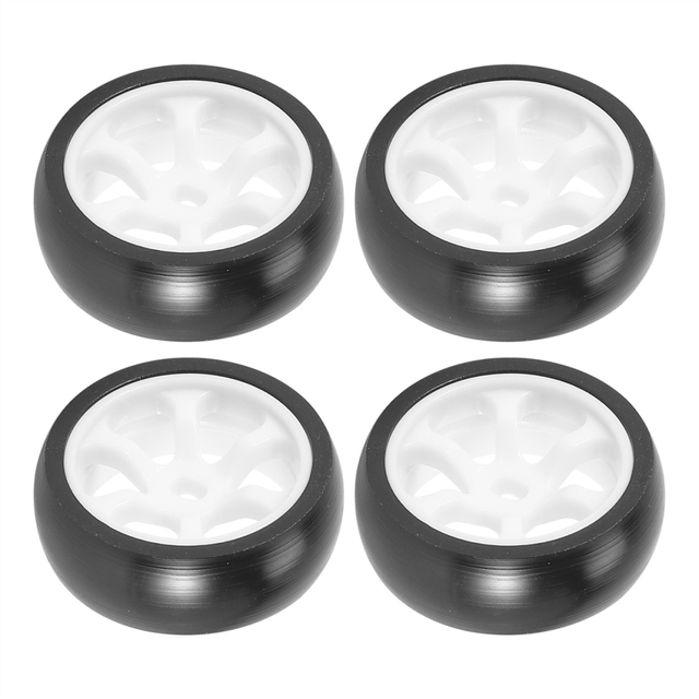 4Pcs Hard Plastic Drift Tire Tyre Wheel for 284131 K969 K989 P929 Mini-Z Mini-Q Mini-D 1/28 rc Car Upgrades Parts