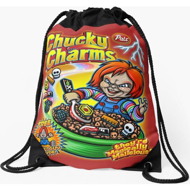 Drawstring Bag Chucky Charms V2 Sport Gym Shoe Backpack