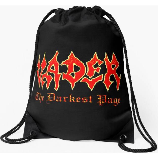 Drawstring Bag vader best red logo Sport Gym Shoe Backpack