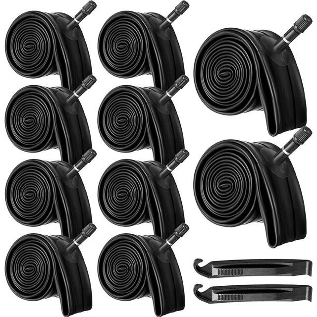 10 Pcs 20 Inch Bike Tube 1.75/2.125 Bike Inner Tube with 2 Tire Levers,Bicycle Rubber Tire Tube