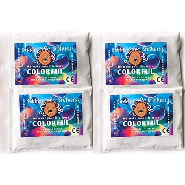Bubble Brothers Bubble Solution 20 Litre for Giant Bubble Wand Bubble Toys Bubble Machine 4 x 5 Litre of Bubble Mixture Refill Bubble Mix Bubble