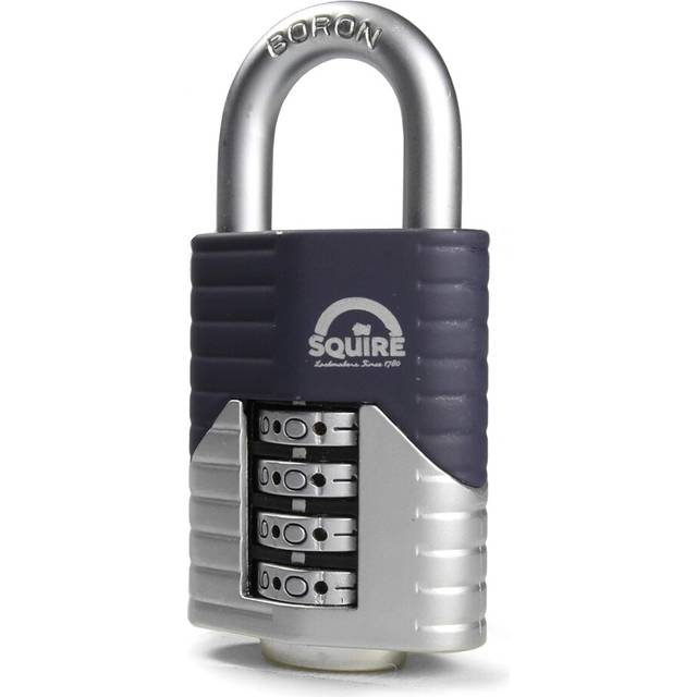 Henry Squire Vulcan 4 Wheel Open Shackle Combination Padlock, 40 mm (Length)