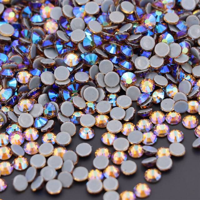 hotfix rhinestones flatback crystal hot fix stones strass glitter for needlework