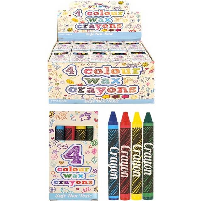 Henbrandt Childrens/Kids Crayon Wax Pack Of 120
