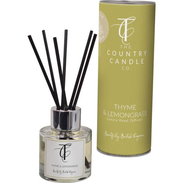 The Country Candle Co. Pastels Range Reed Diffuser - Thyme & Lemongrass